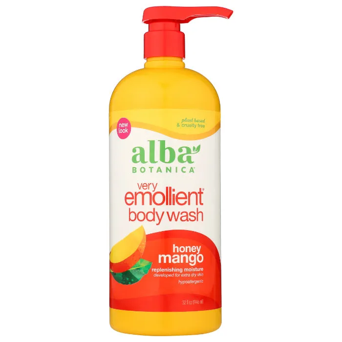 Alba Botanica - Shower Gel Honey Mango, 32 Oz - Pack of 1