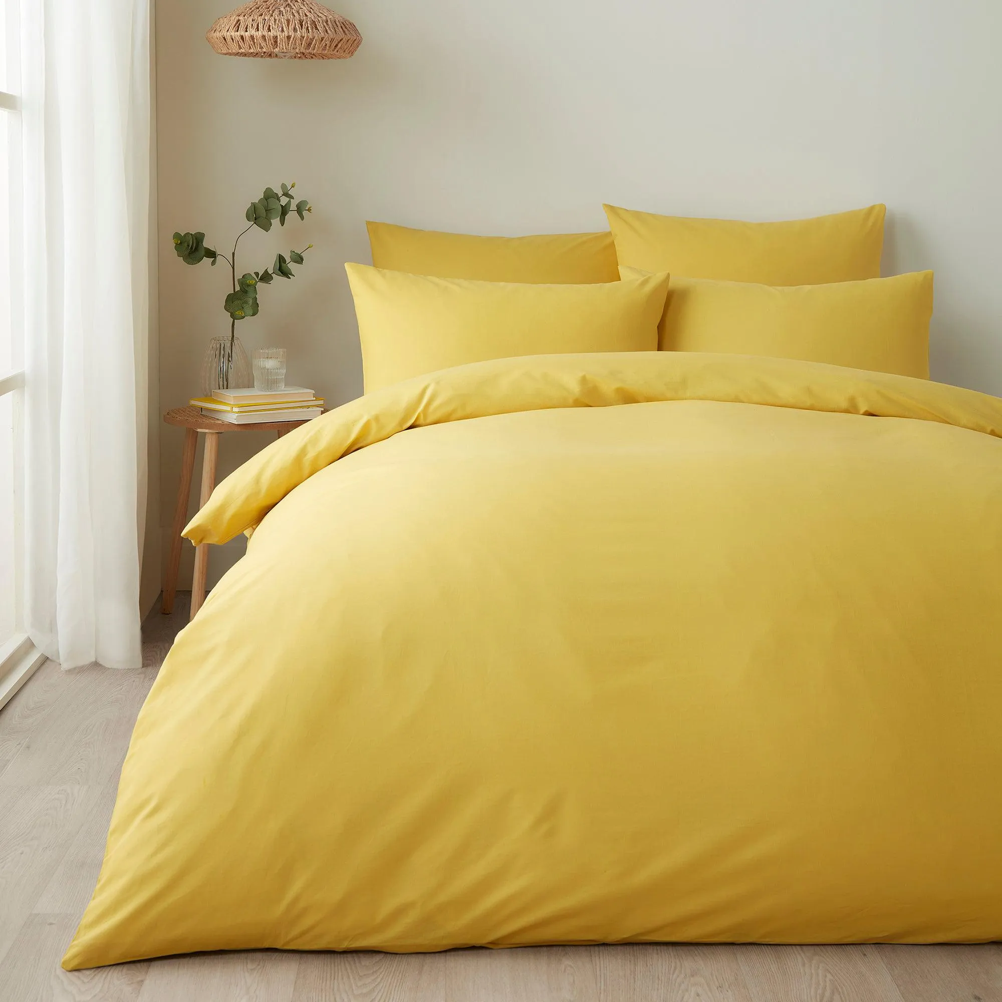 Appletree Pure Cotton Duvet Cover Set - Yellow