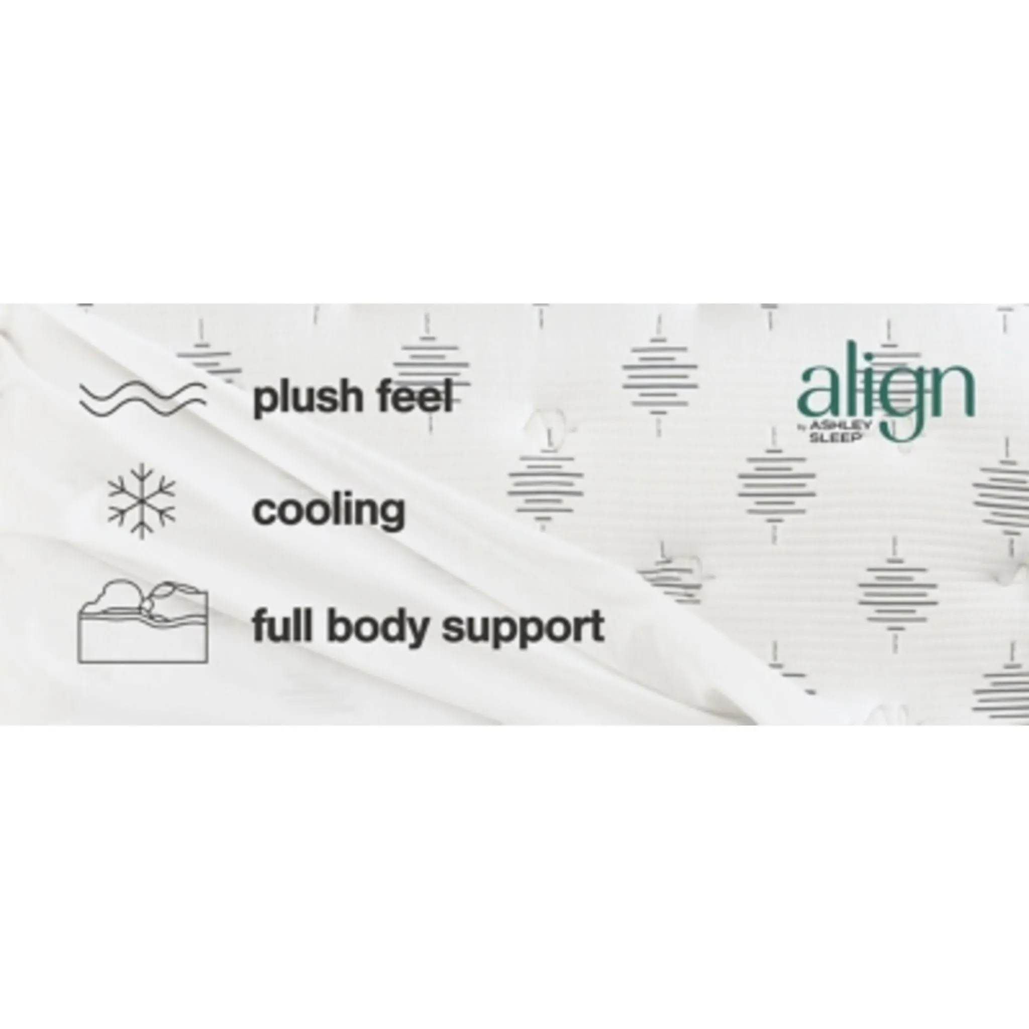 Ashley Sleep Align Plush Euro Top with Memory Foam