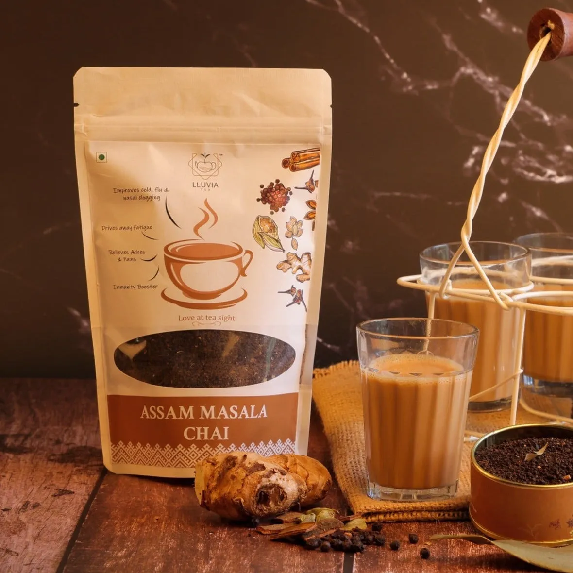 Assam Masala Chai- Refresh Mood & Boosts Immunity- 75g