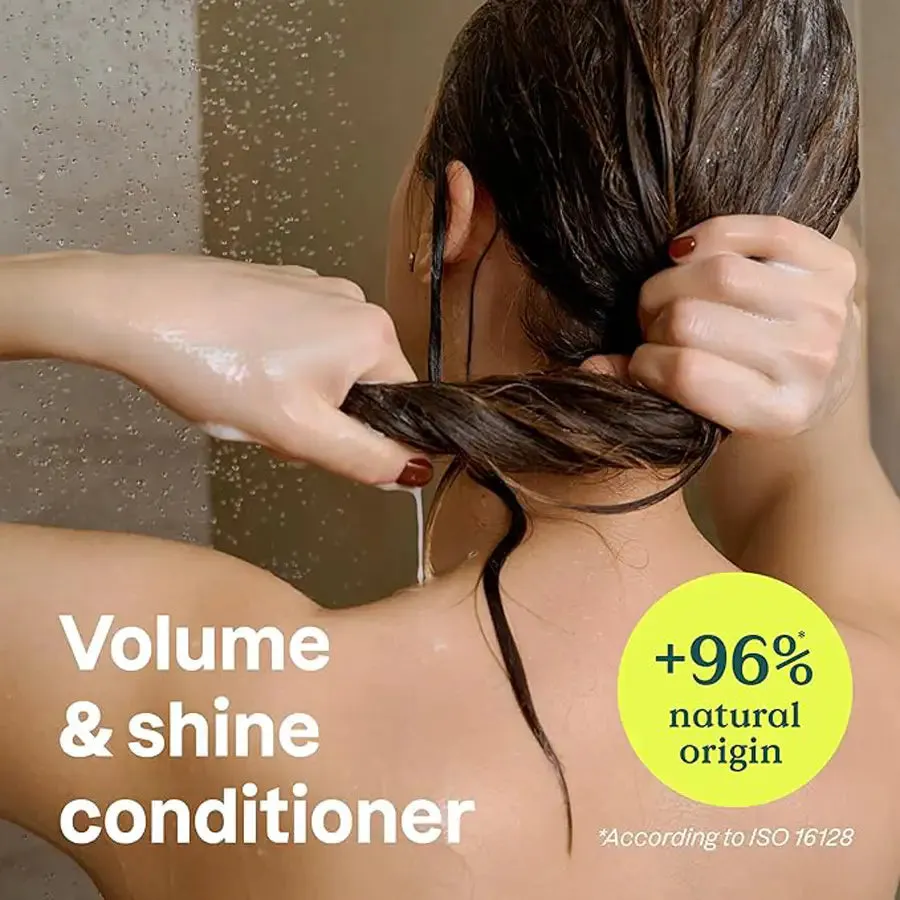 Attitude Super Leaves Volume & Shine Conditioner, Soy Protein and Cranberries 240ml