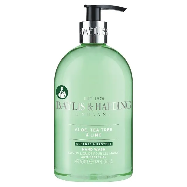 Baylis & Harding Aloe Tea Tree & Lime Anti Bacterial Hand Wash 500ml