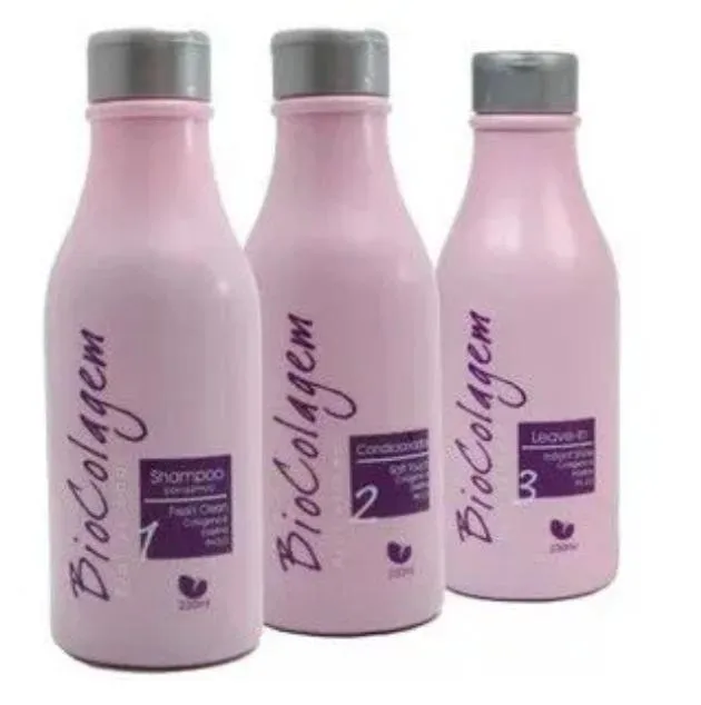 Biocolagem Biocollage Home Care Hair Maintenance Kit 3x230ml - Manga Rosa