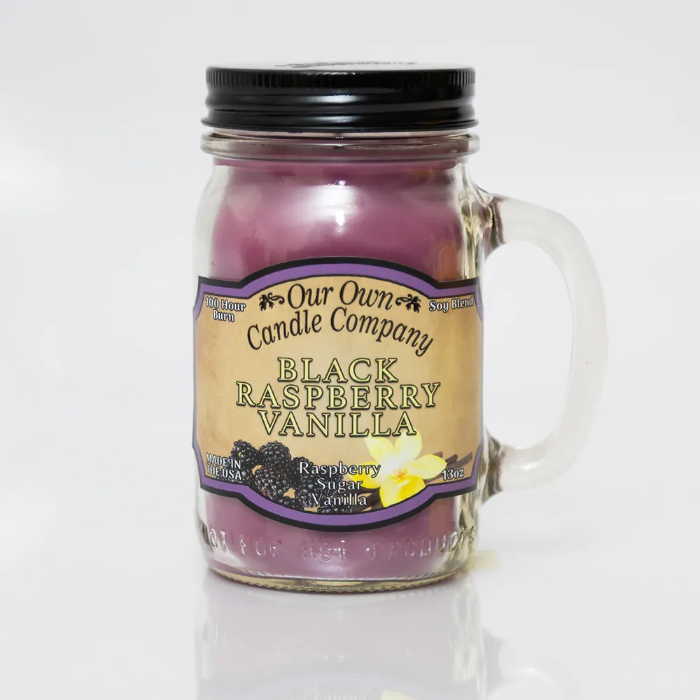 Black Raspberry Vanilla Soy Candle