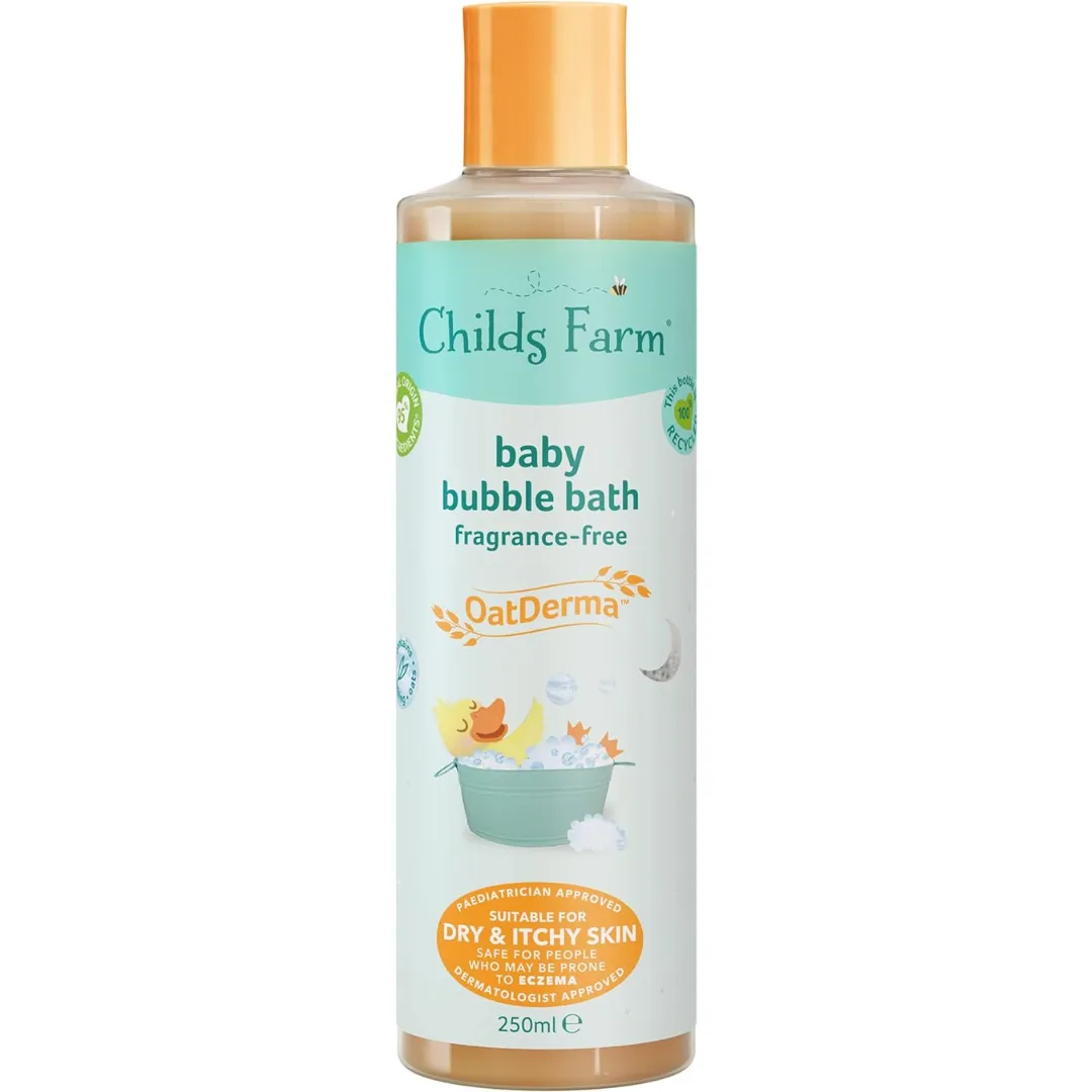 Childs Farm Oat Derma Baby Bubble Bath Fragrance-Free 250ml (T)