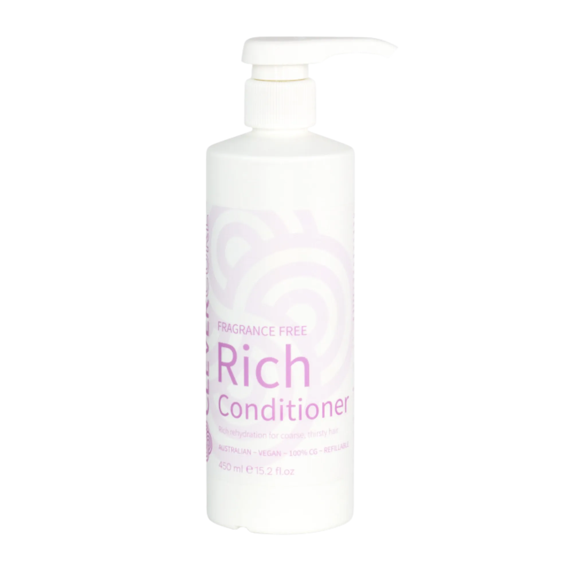 Clever Curl Fragrance Free Rich Conditioner 450ml