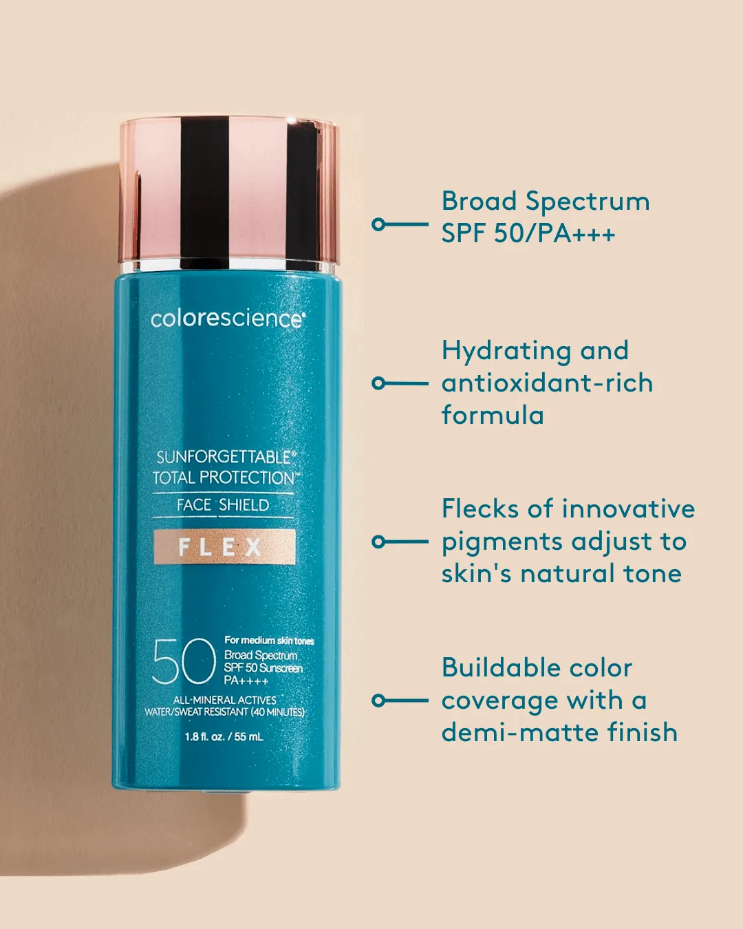 Colorescience Face Shield FLEX SPF50 - MEDIUM