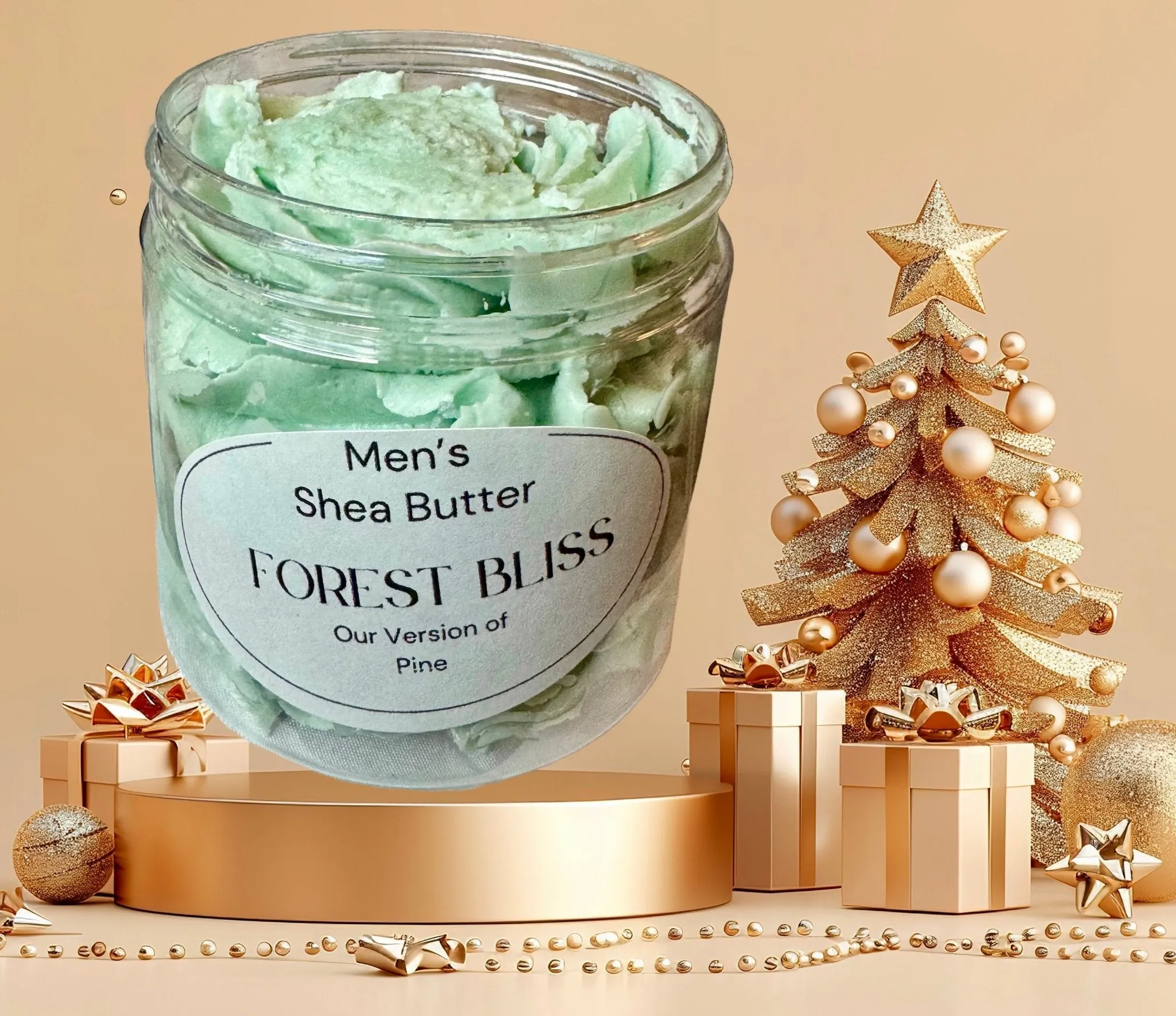 “Forest Bliss” (Our Version of Pine) Scented Shea Butter