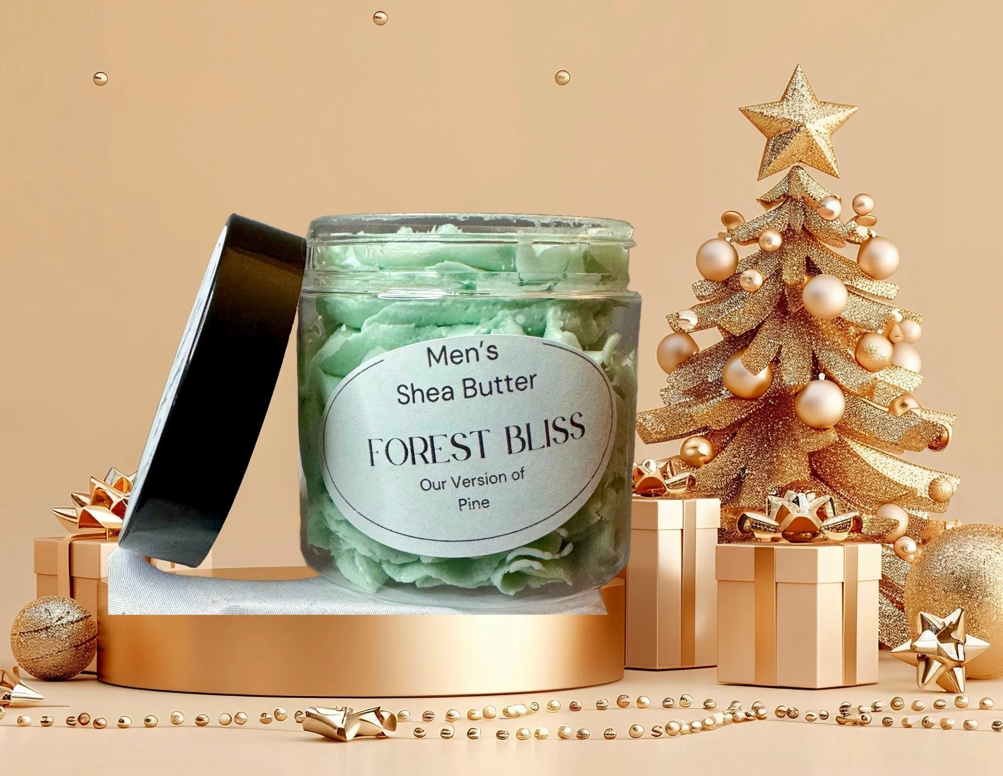 “Forest Bliss” (Our Version of Pine) Scented Shea Butter