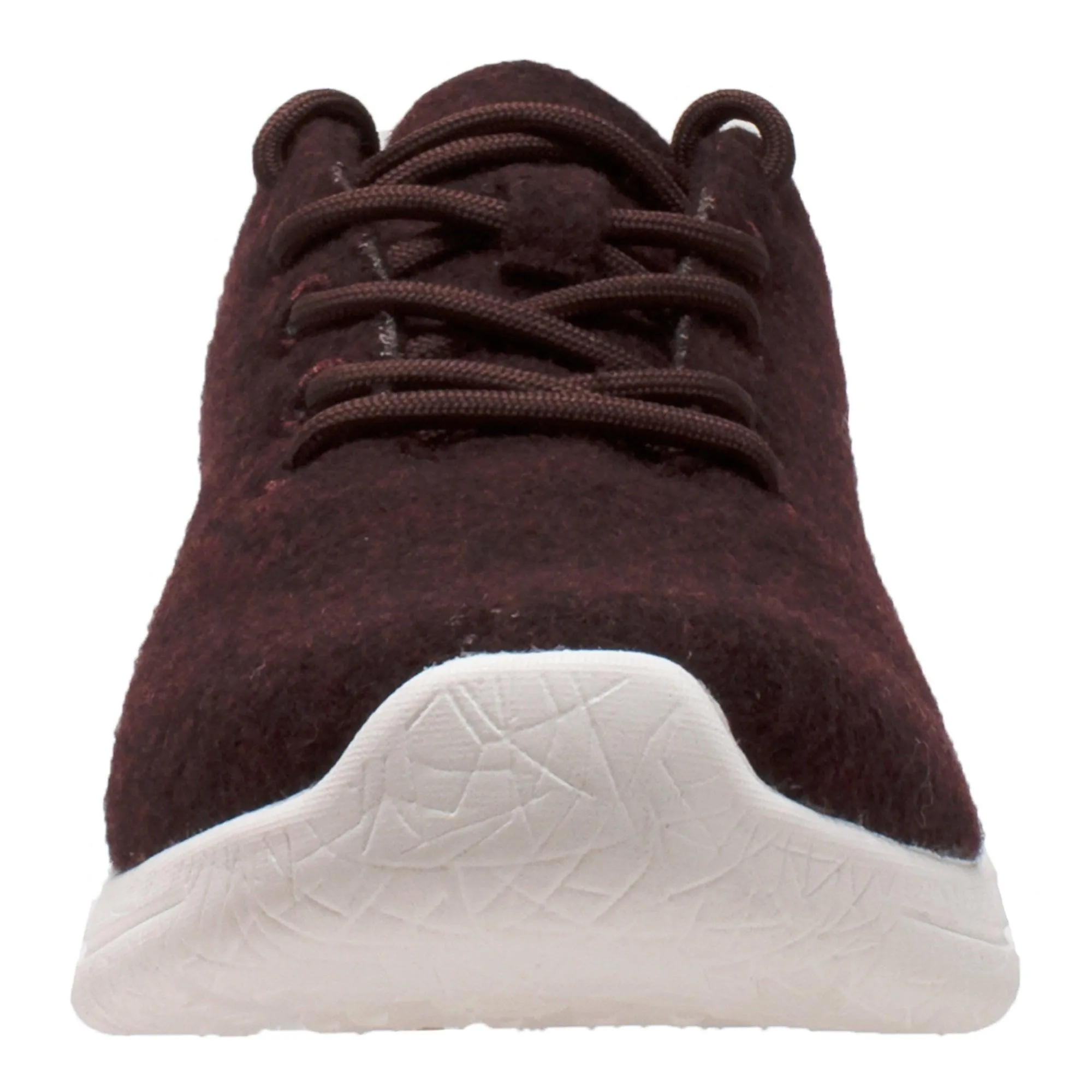 FreeShield Women's Real Wool Casual Burgundy