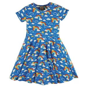 Frugi Rainbow Skies Spring Skater Dress