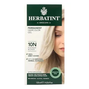 Herbatint Permanent Hair Color Platinum Blond 10N 4.5Oz