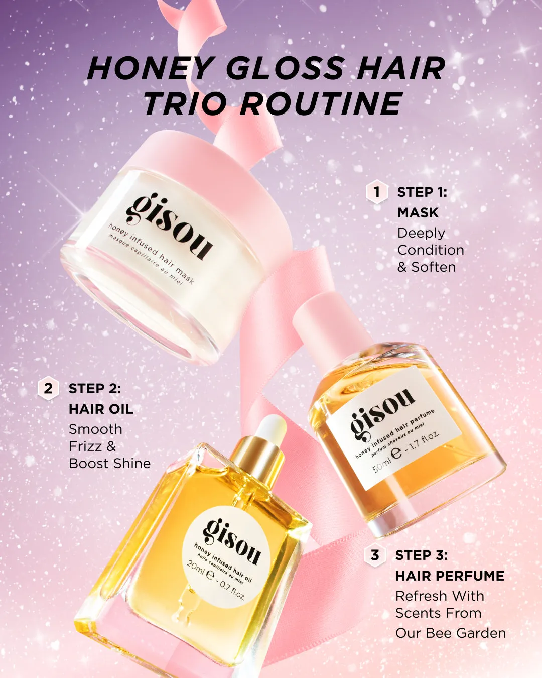 Honey Gloss Hair Trio Gift Set