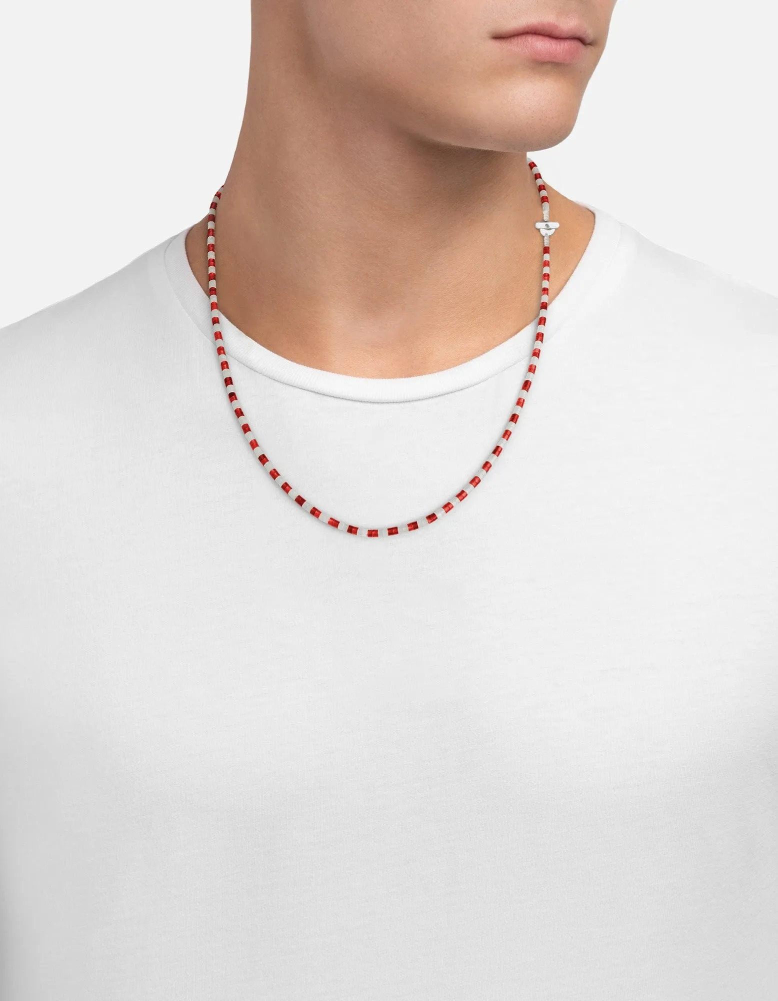 Kai Carnelian Necklace, Sterling Silver