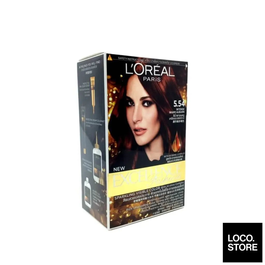 LOreal Excellence Fashion - 5.54 Intense Warm Auburn