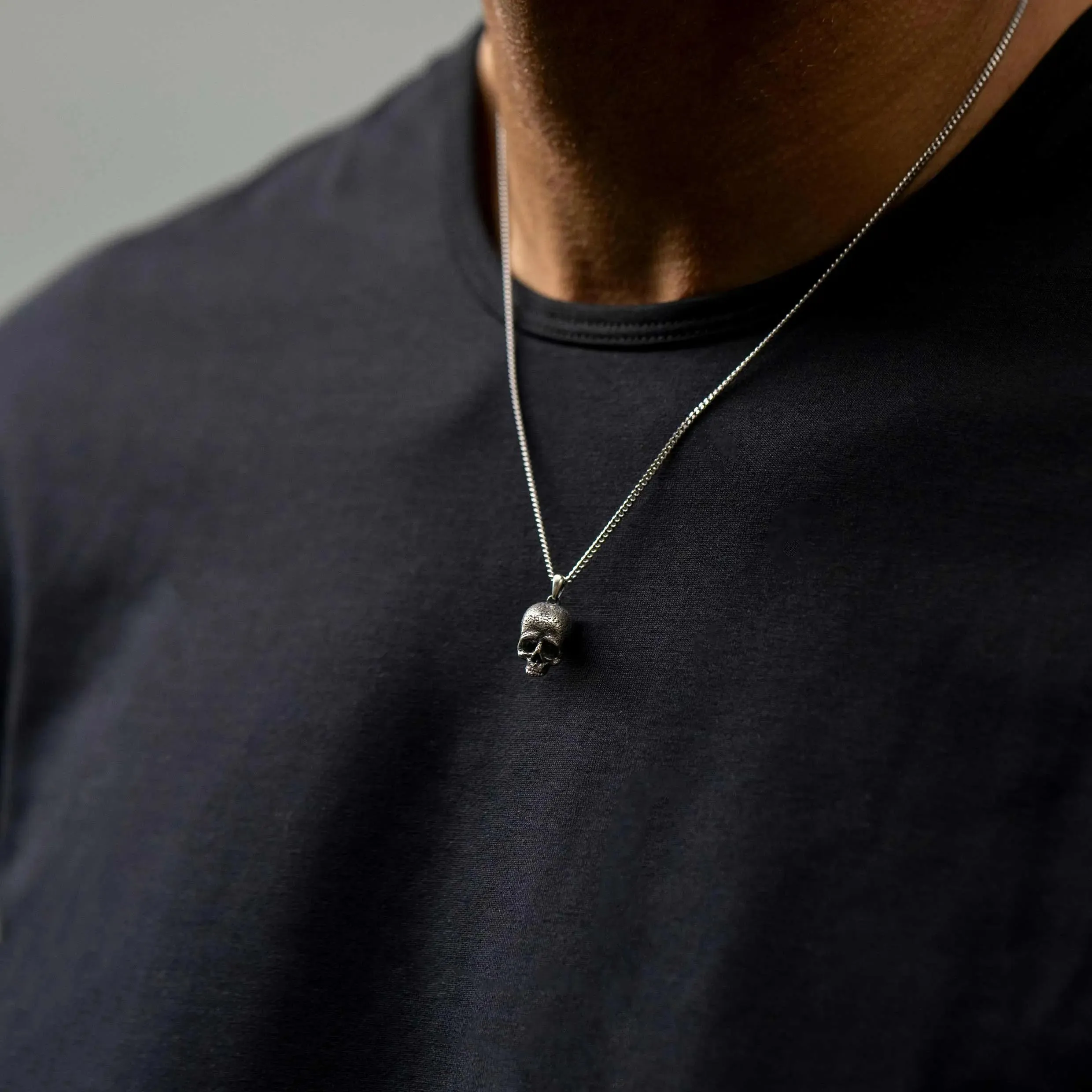 Memento Mori Pendant - Sterling Silver