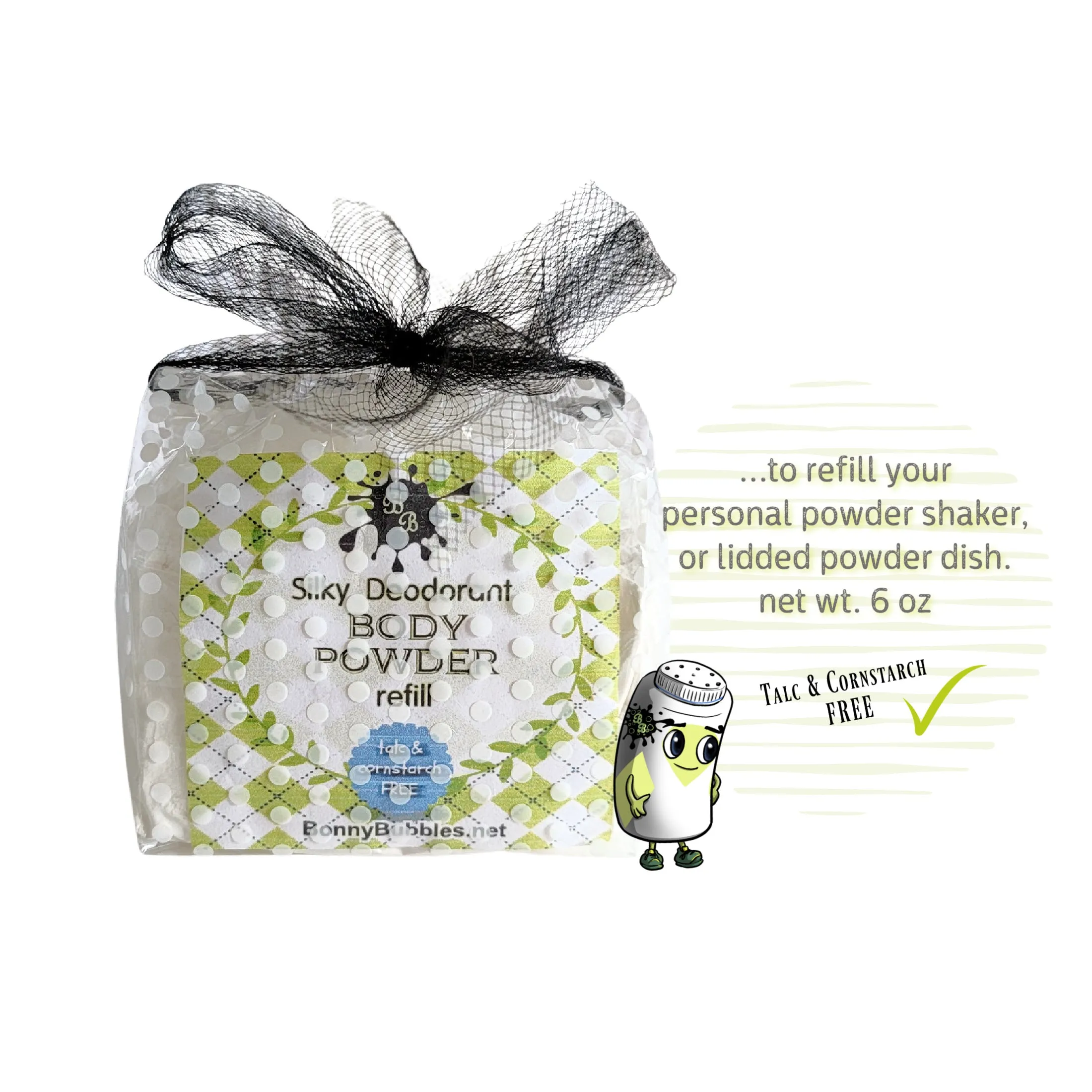 PEPPERMINT Body Powder Refill - natural skincare