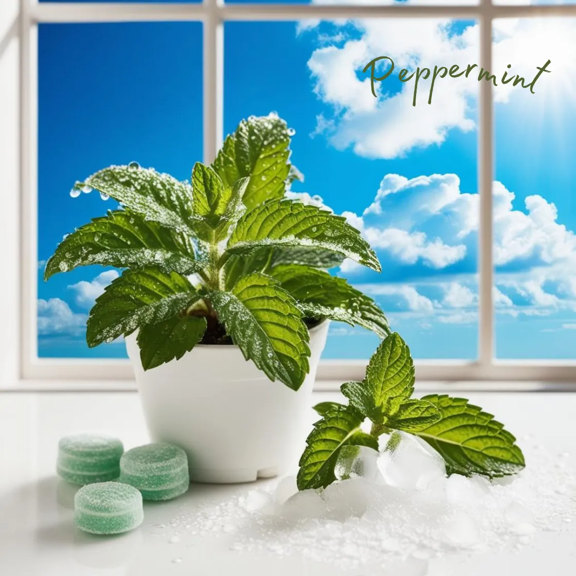 PEPPERMINT Body Powder Refill - natural skincare