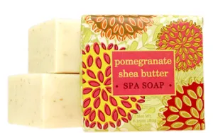 Pomegranate Shea Butter Spa Soap 6oz