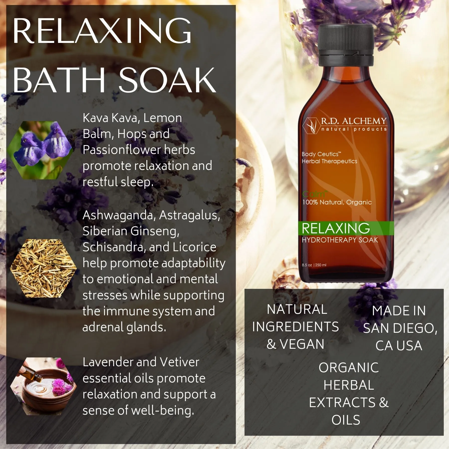 Relaxing Hydrotherapy Bath Soak