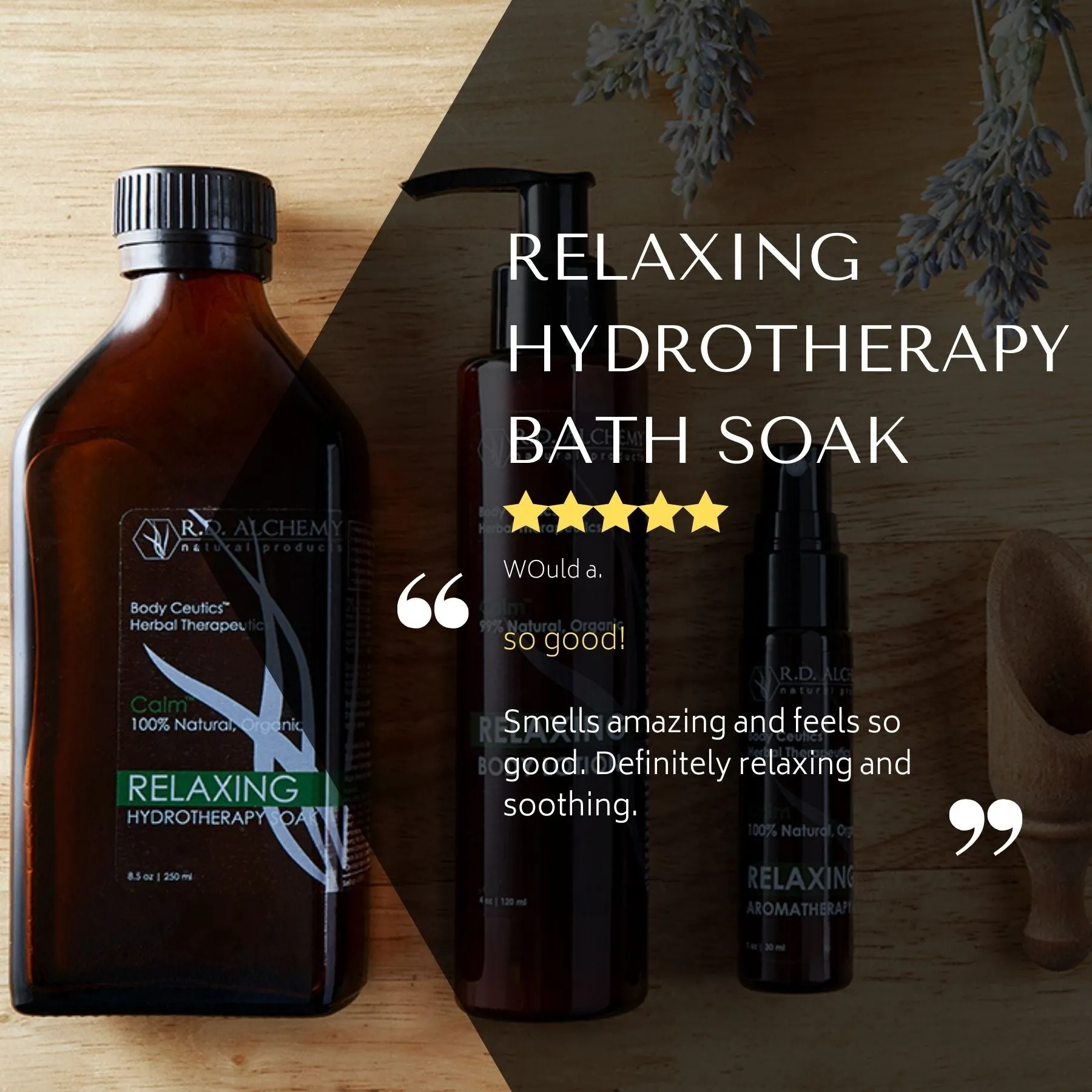 Relaxing Hydrotherapy Bath Soak