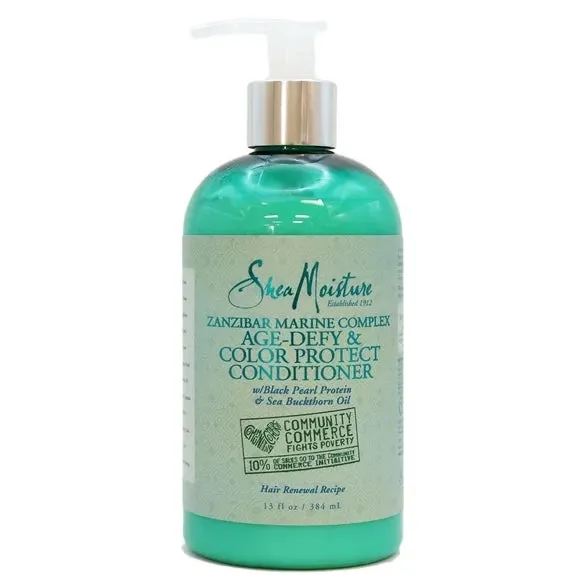 Shea Moisture Zanzibar Marine Complex Age-Defy & Colour Protect Conditioner 13 oz