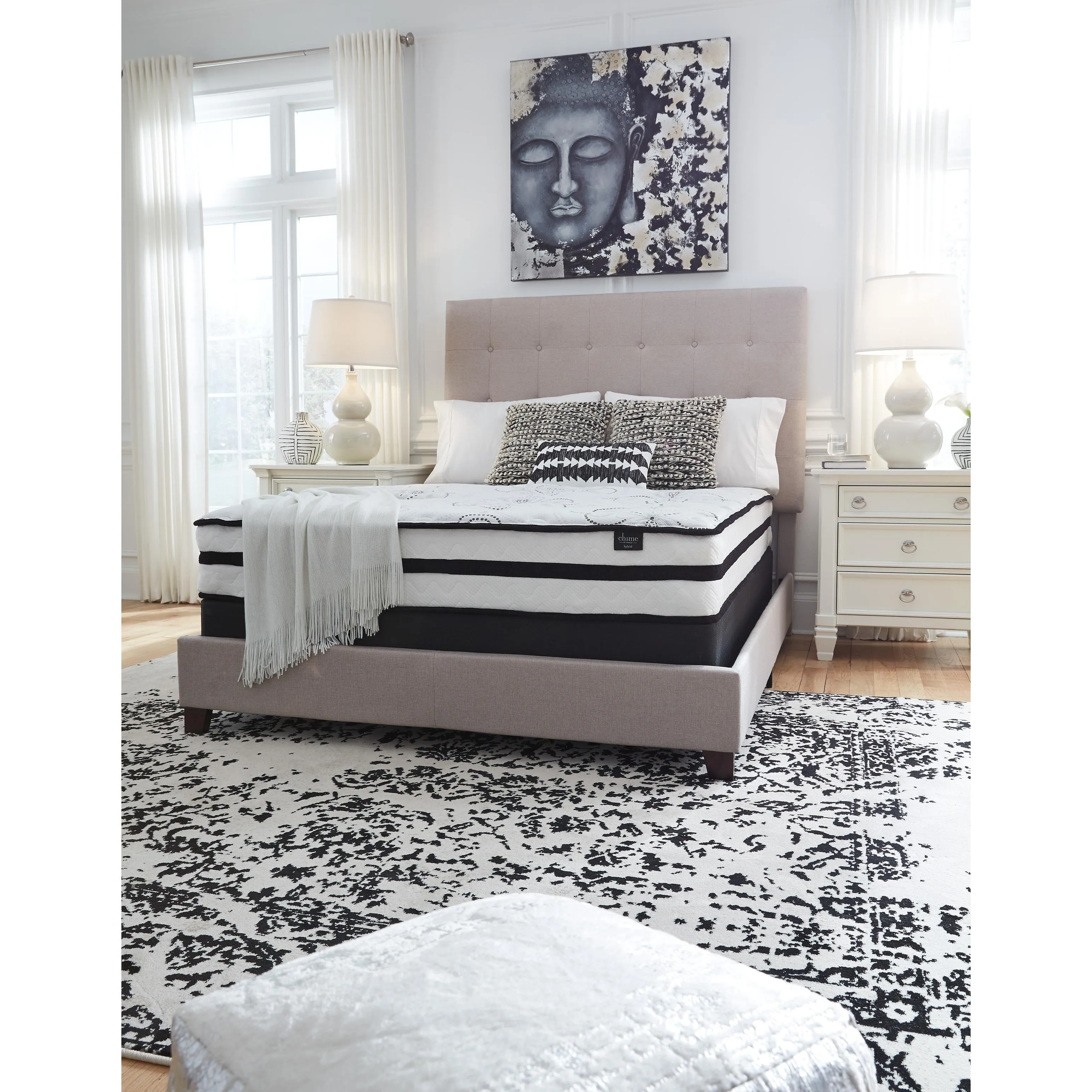 Sierra Sleep Chime 10 Inch Hybrid M69631 Queen Mattress