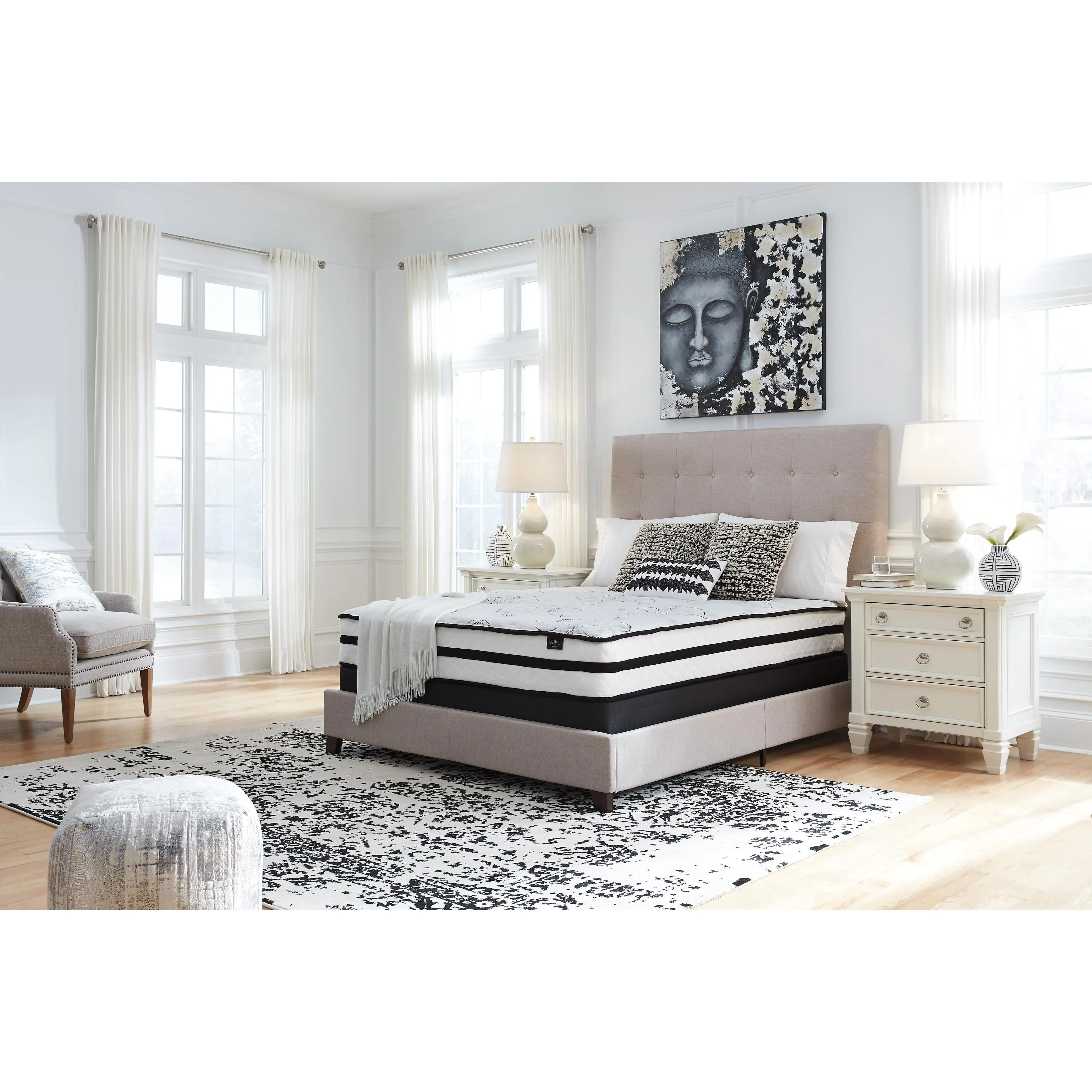 Sierra Sleep Chime 10 Inch Hybrid M69631 Queen Mattress