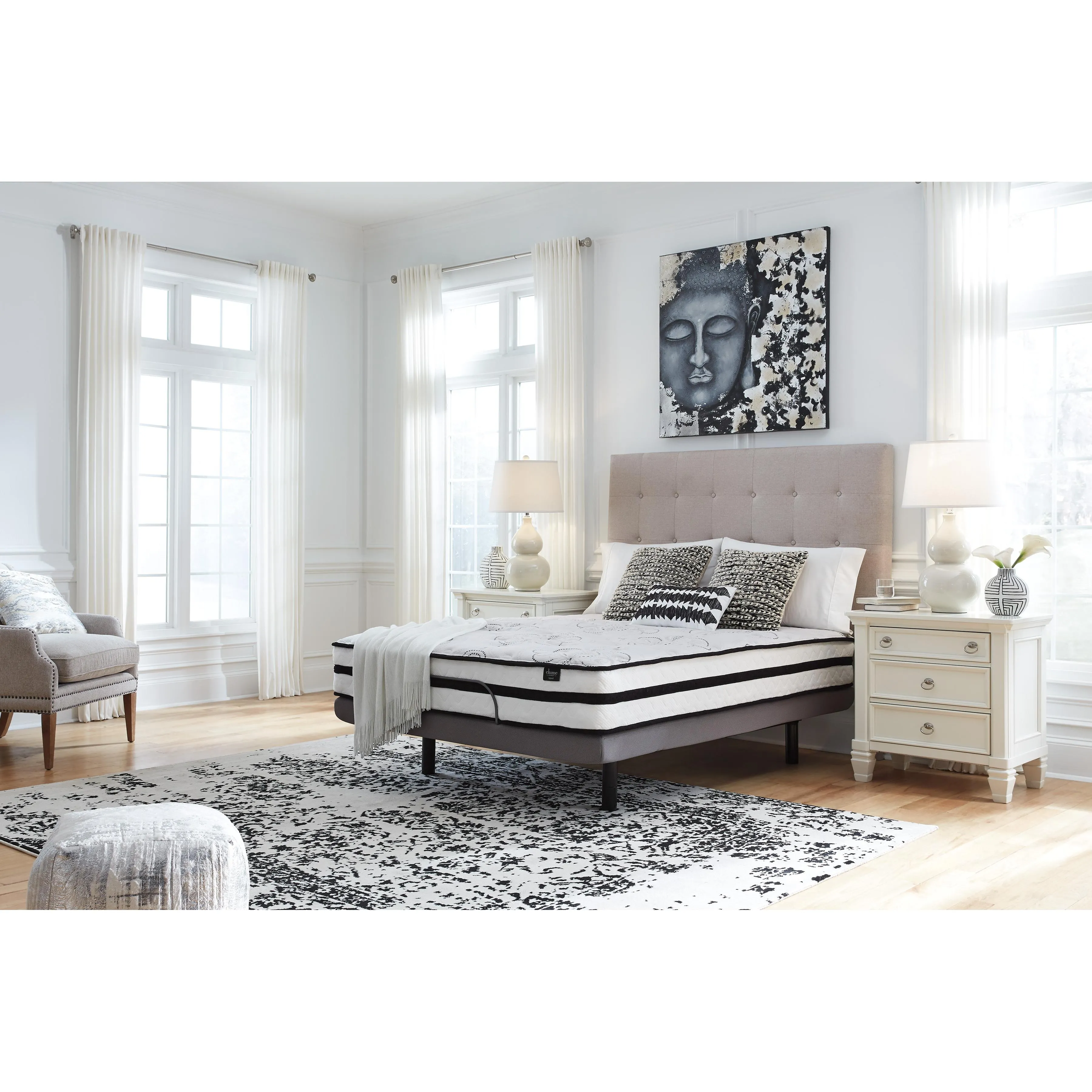 Sierra Sleep Chime 10 Inch Hybrid M69631 Queen Mattress