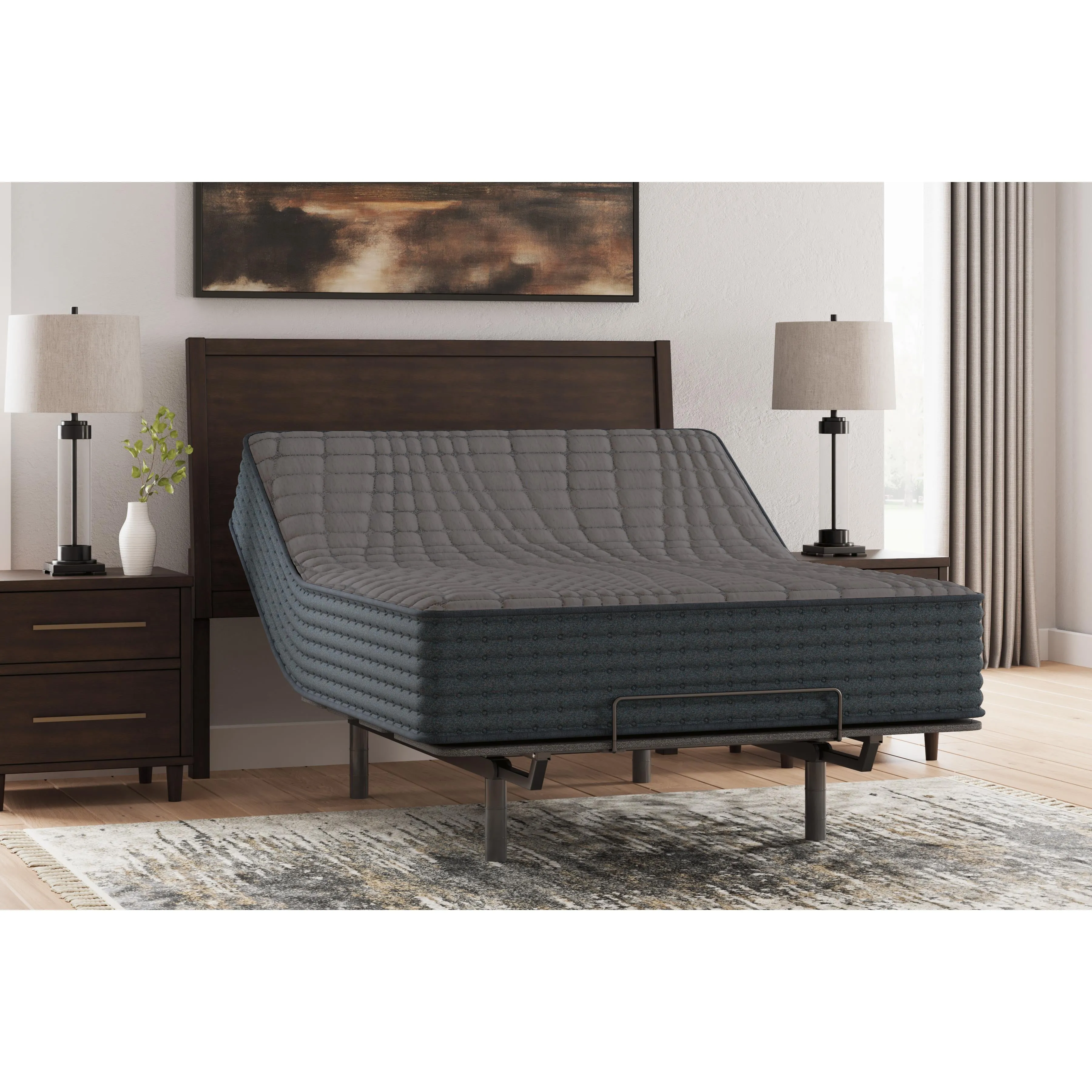 Sierra Sleep Gray 1200 Hybrid M43831 Queen Mattress