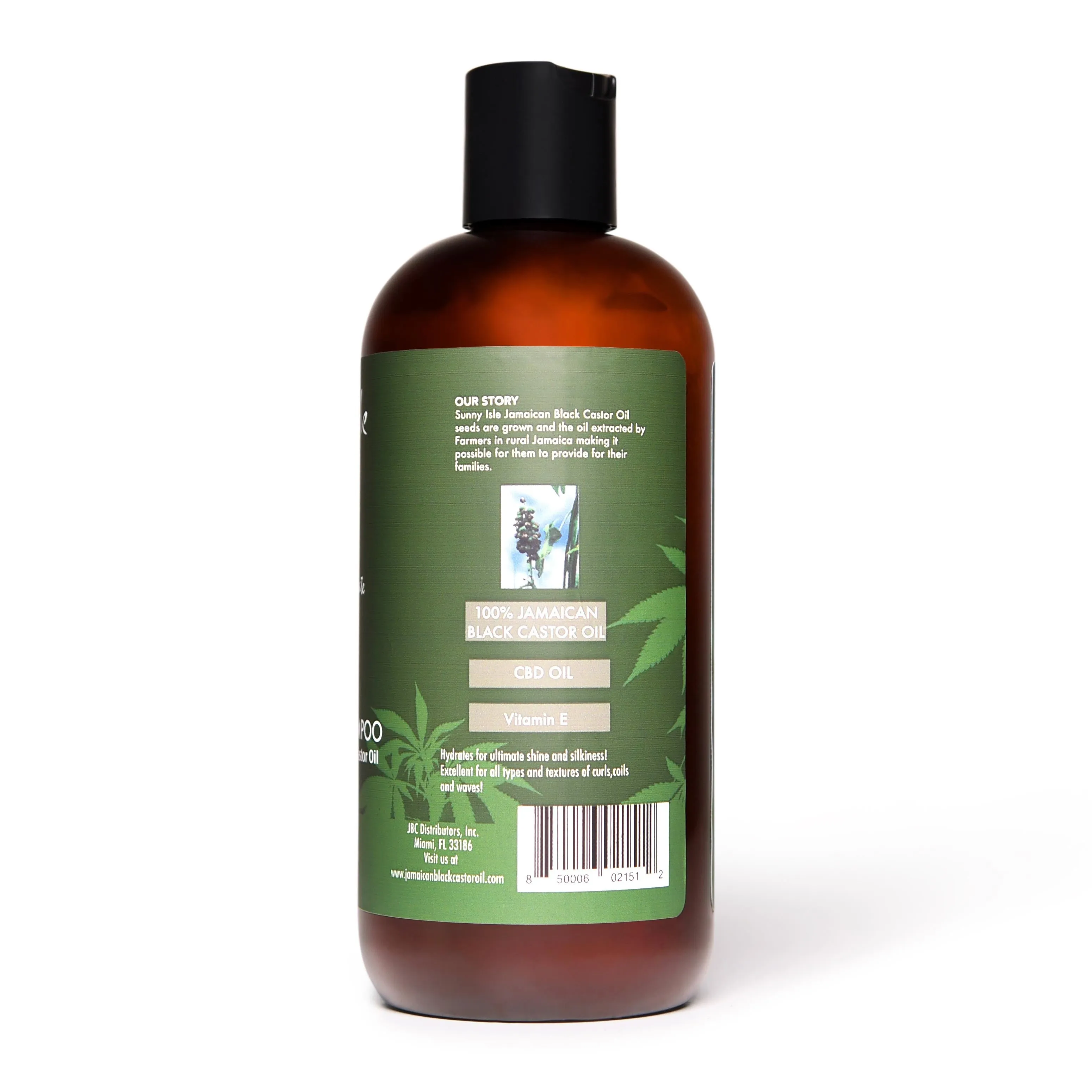 Sunny Isle Jamaican Black Castor Oil Moisturizing CBD Shampoo 12oz