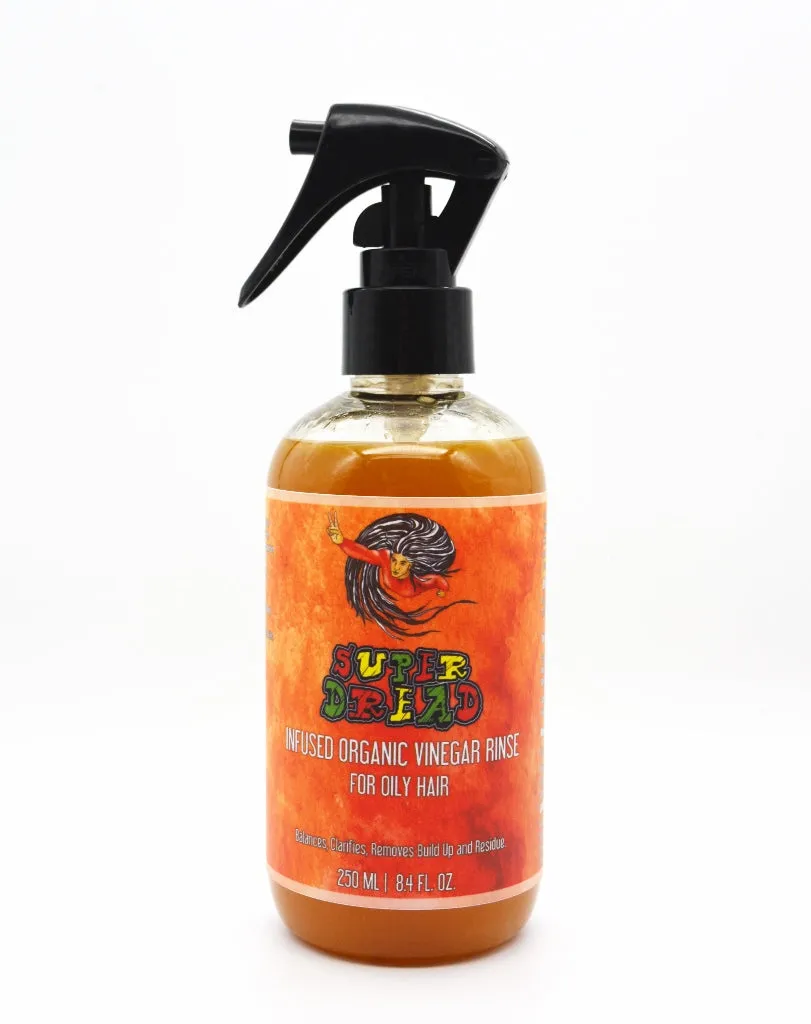 Super Dread Infused Organic Vinegar Rinse for Oily Scalp and Hair