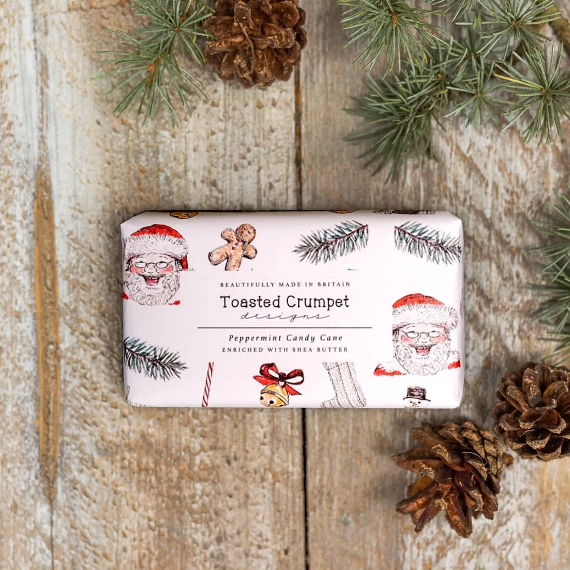 Toasted Crumpet Peppermint Candycane Soap - 190g