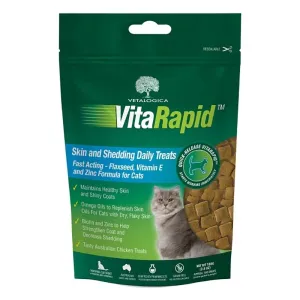 Vetalogica Vitarapid Cat Skin & Shedding Daily Treats 100g