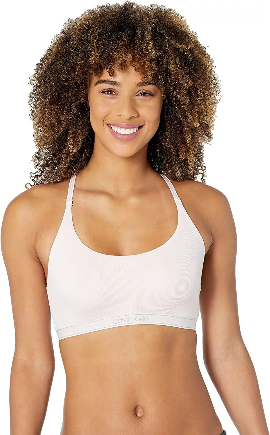 Women's Pure Ribbed Natural Lift Unlined Bralette